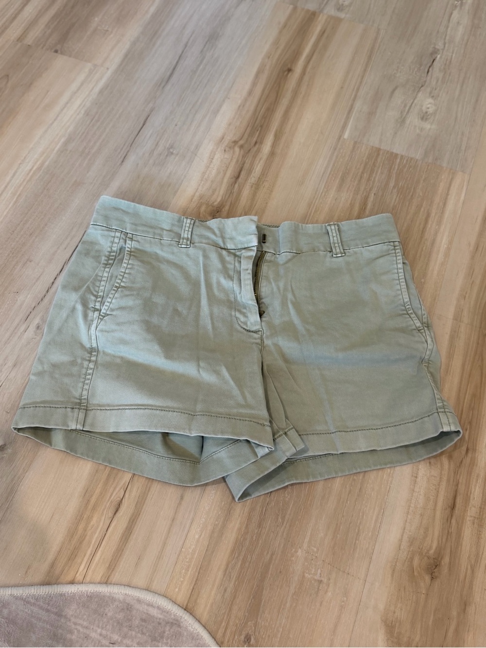 J. Crew Light Olive Green Chino Shorts